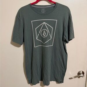 Volcom Men's Teal Graphic Tee